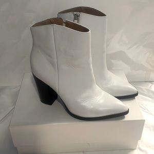 Black and White Halogen Booties worn once great condition